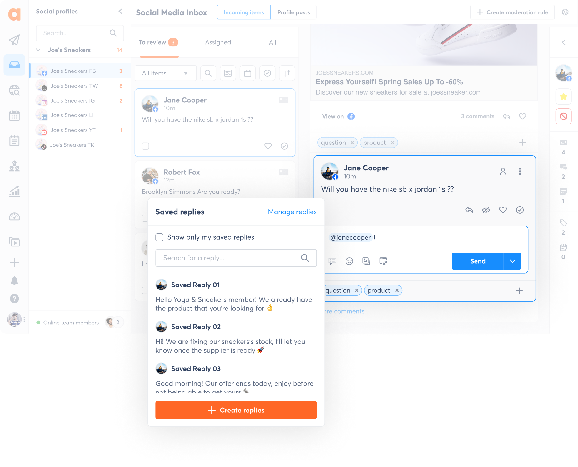 A view of manage interactions with customers at scale