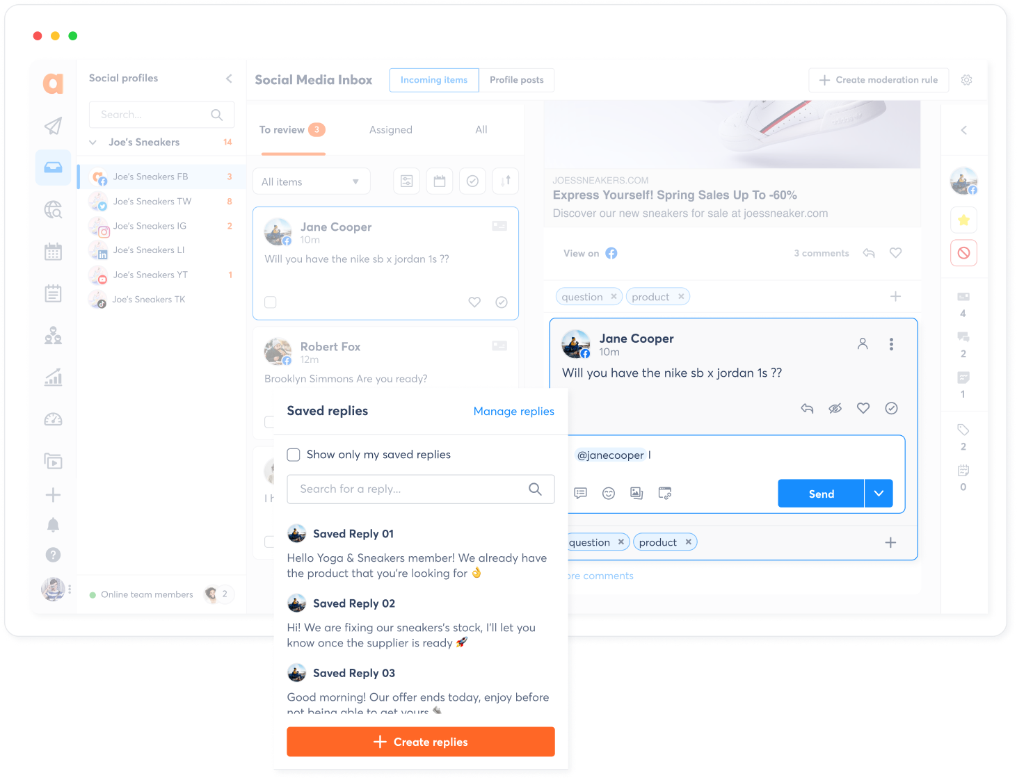 A view of manage interactions with customers at scale