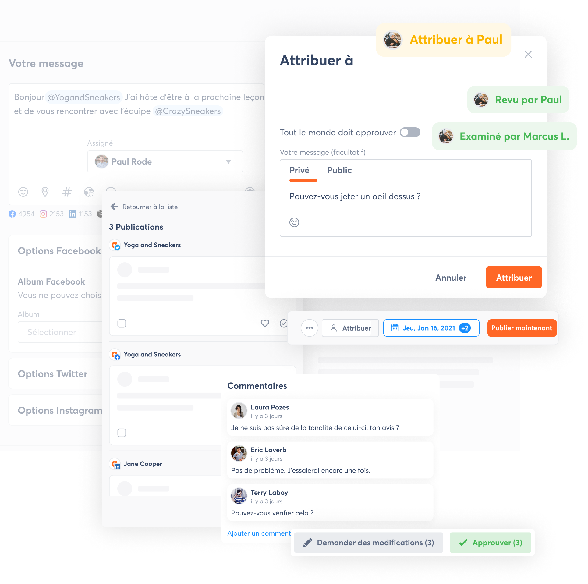 A view of communicate and collaborate with your team