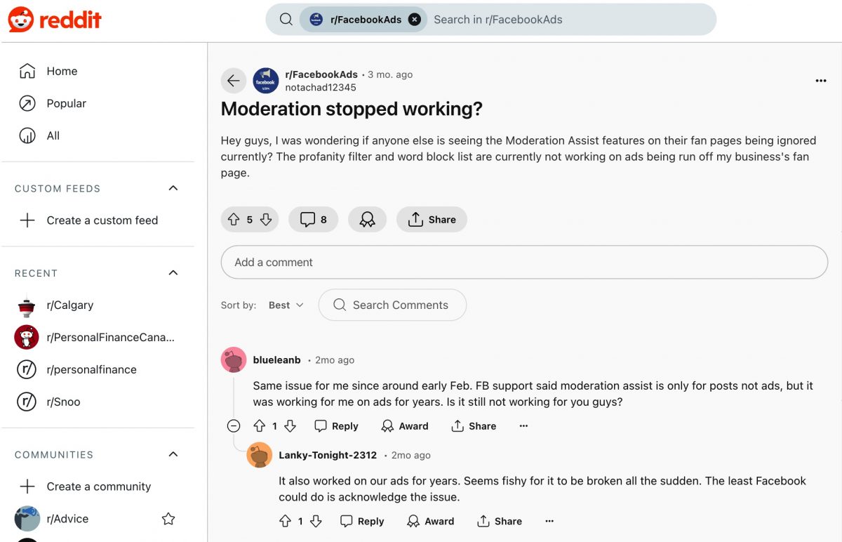 How to Simplify Facebook Comment Moderation