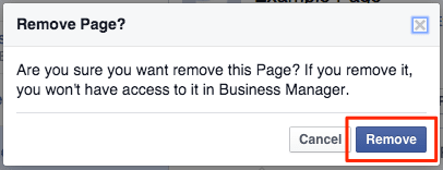 Delete your Business Account in Business Manager