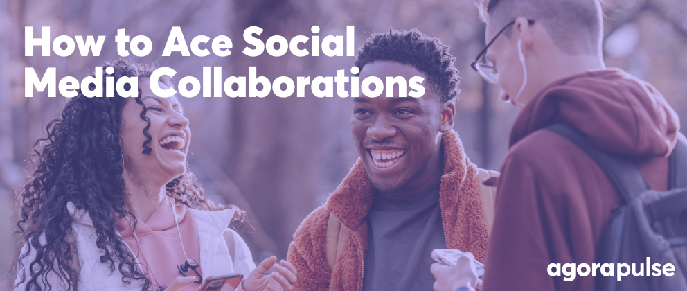 header image of how to ace social media collaboration