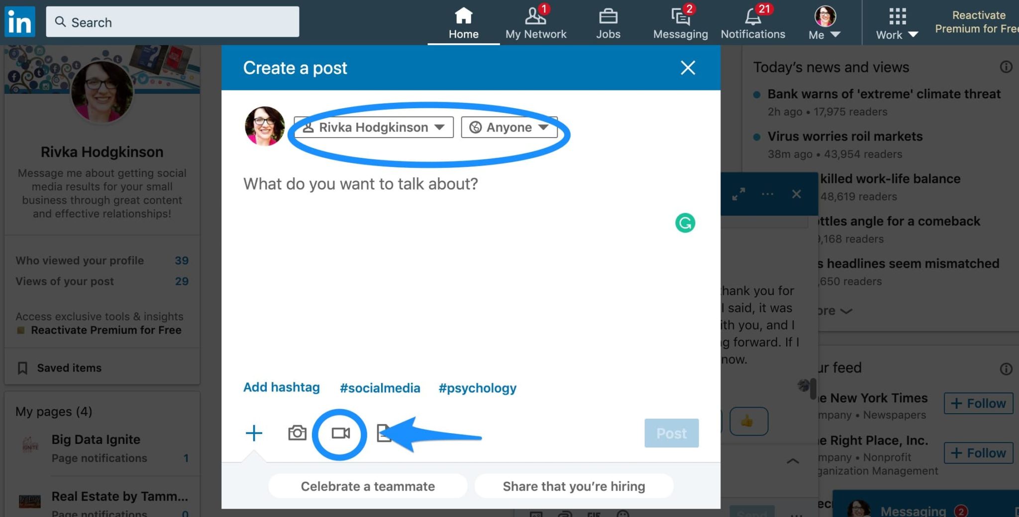 LinkedIn Videos What You Need to Create Content Agorapulse