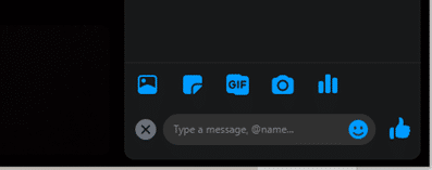 adding files and emojis to facebook messenger room screenshot