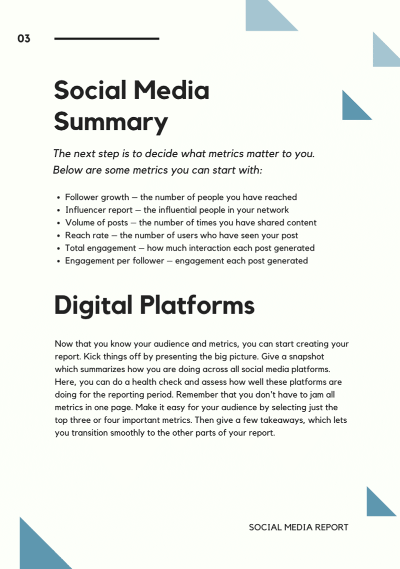 social media research report