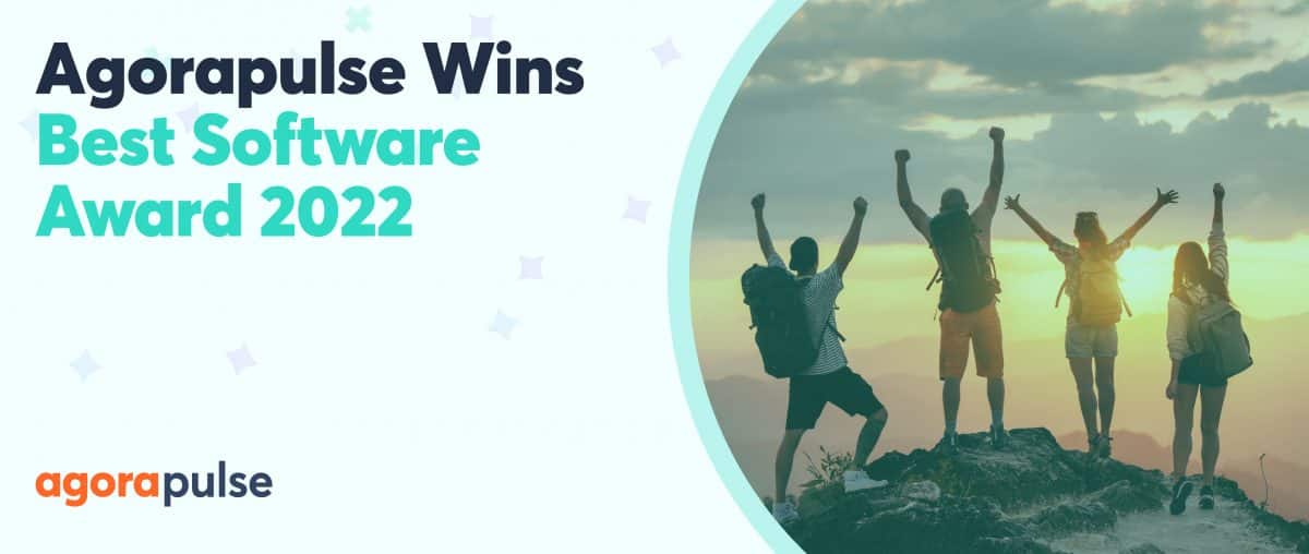 Feature image of Agorapulse Wins “Best Software Award 2022” and Gets Eight First-Place Rankings on G2