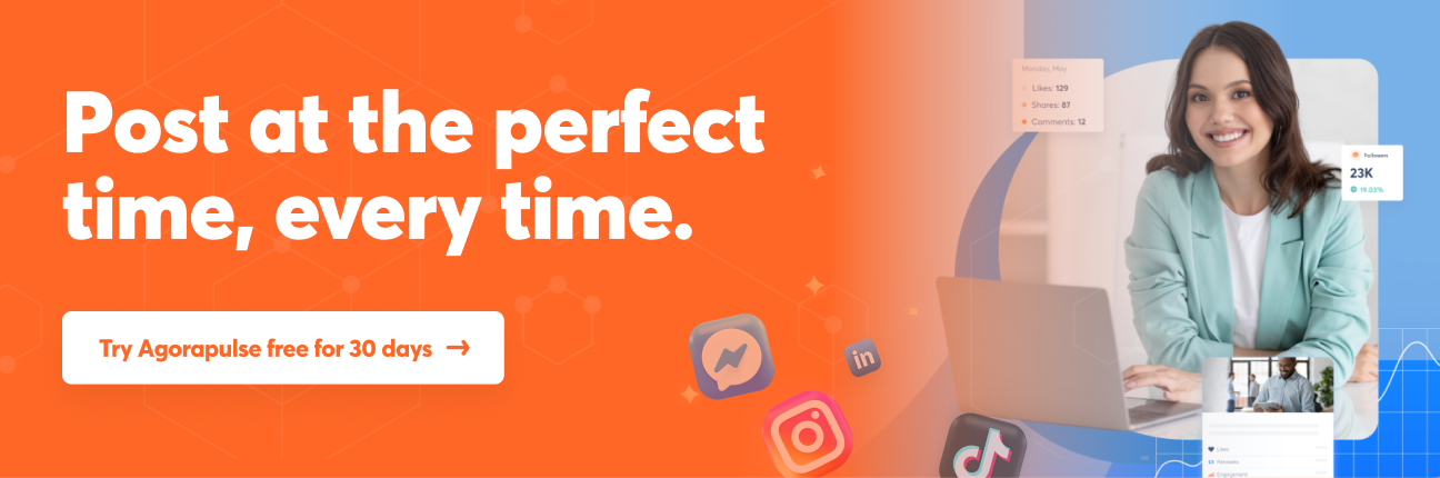 free trial of social media management tool agorapulse