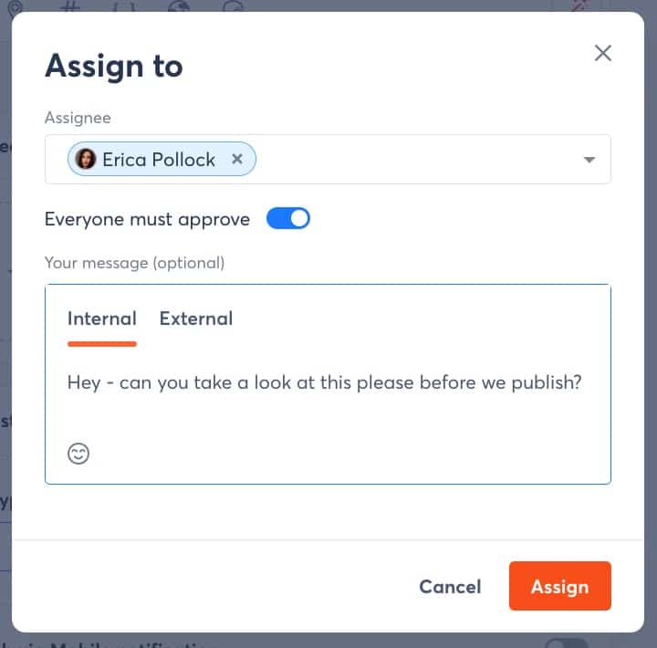 approval workflows in agorapulse