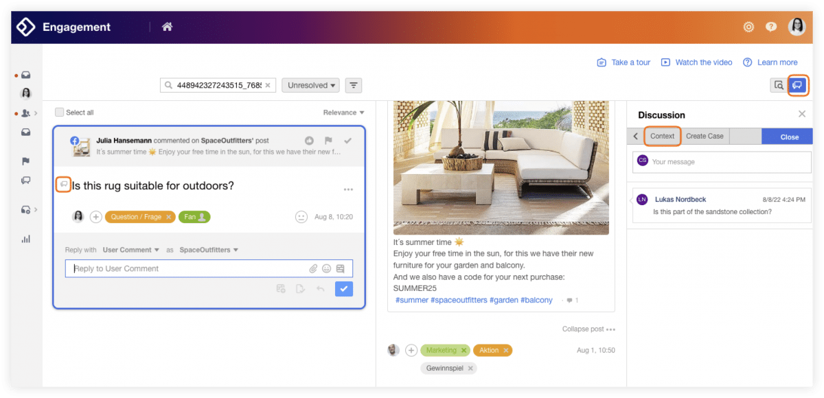 facelift cloud inbox example