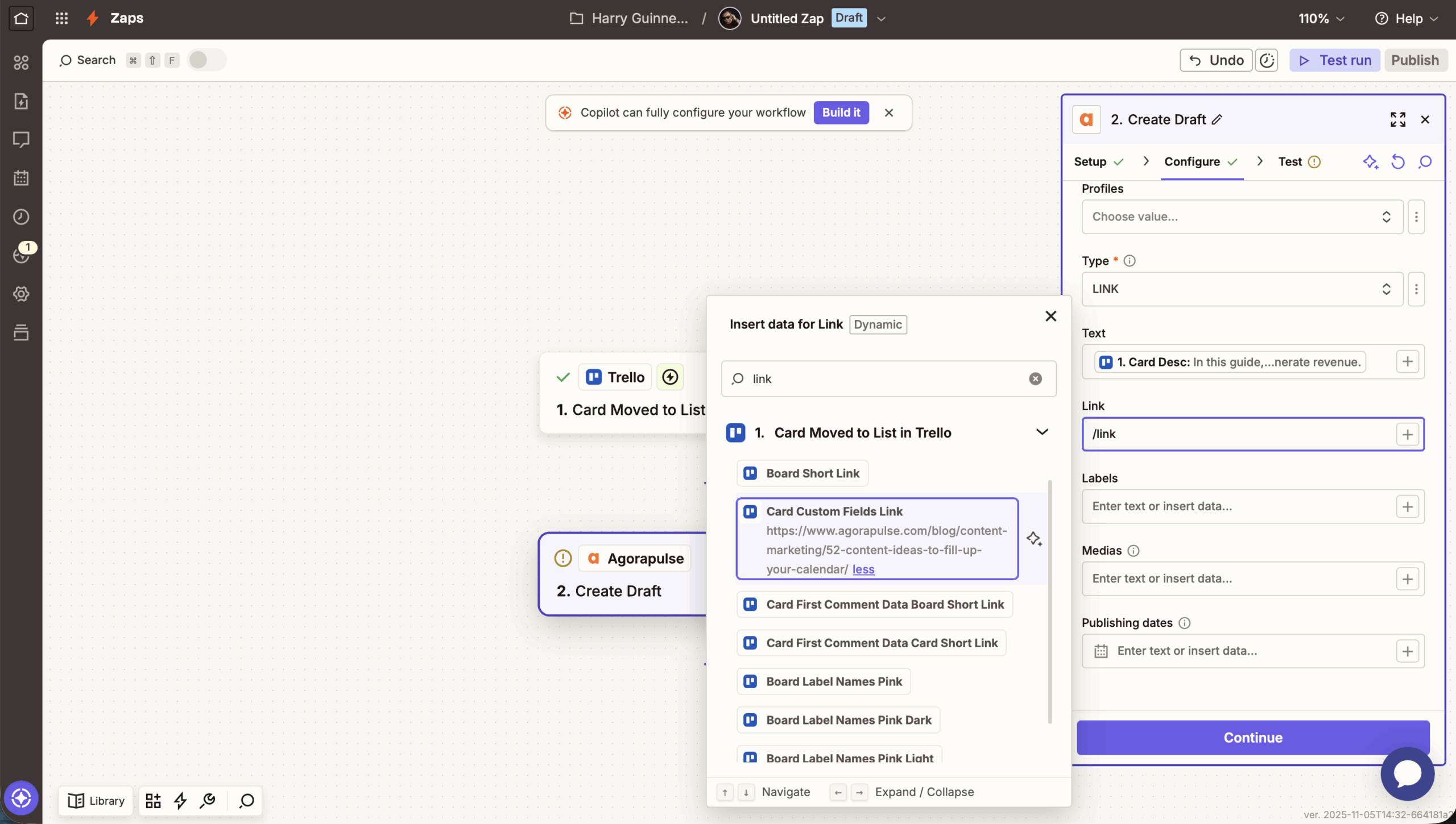 Select the right values from the dropdown