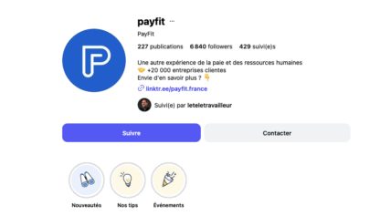 capture d'écran de Payfit