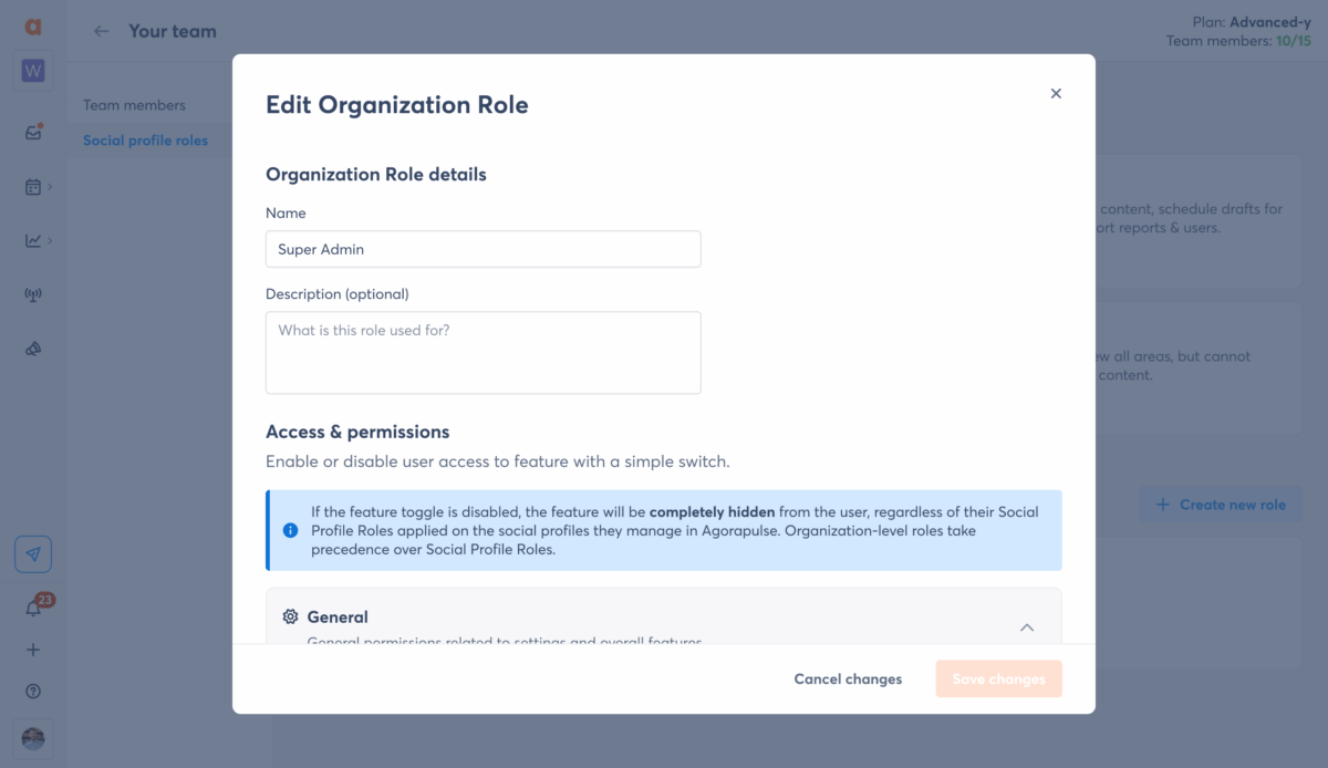 capture d'écran d'autorisation