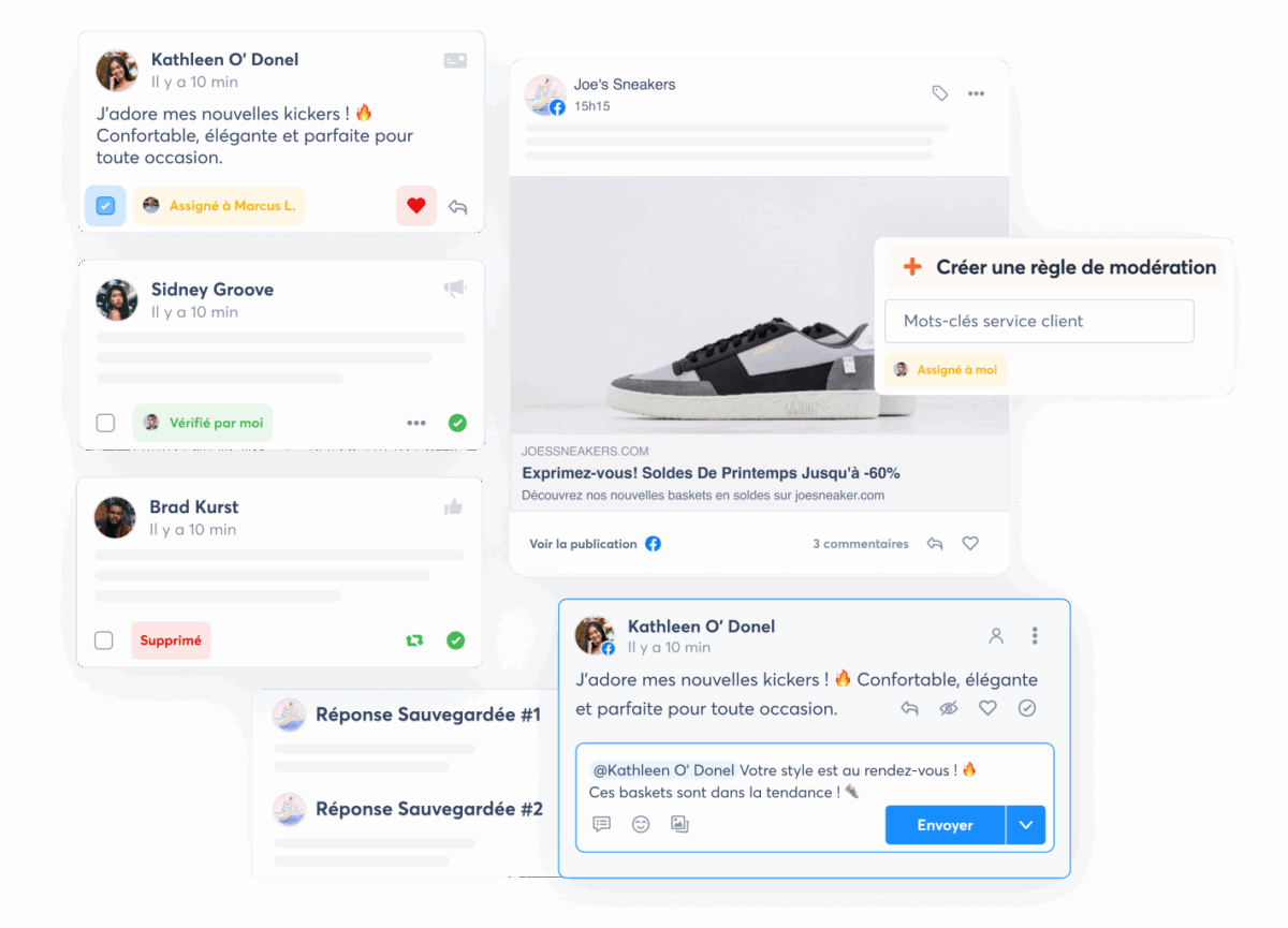 Capture d’écran illustrant une boîte de réception personnalisée avec filtres, labels et automatisations pour une gestion optimisée des messages