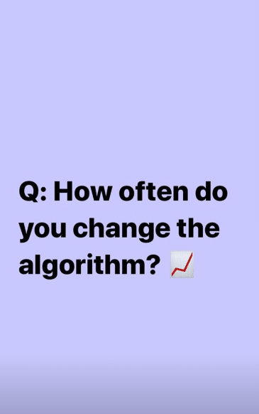 instagram algorithm changes