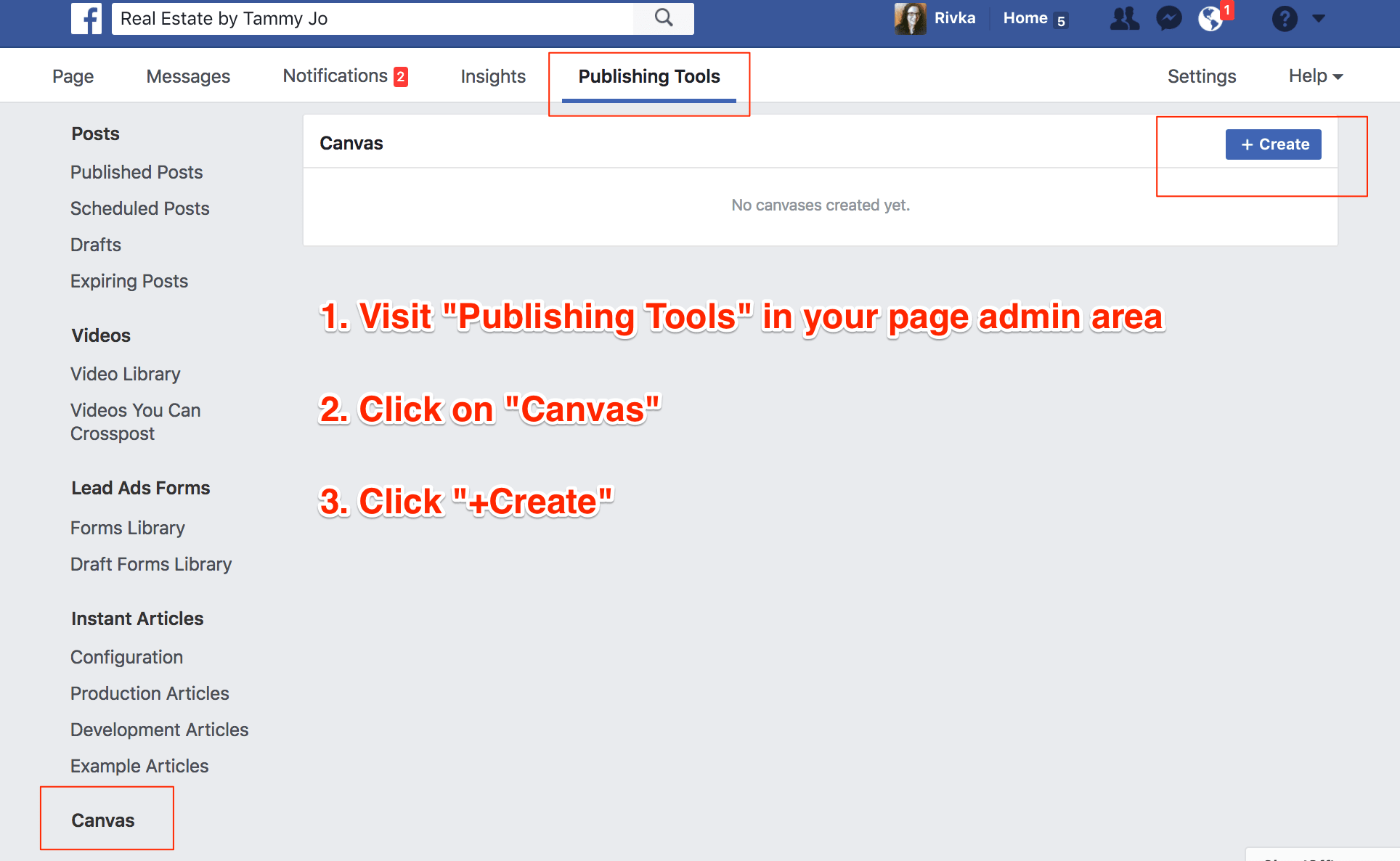 How to get started using Facebook canvas