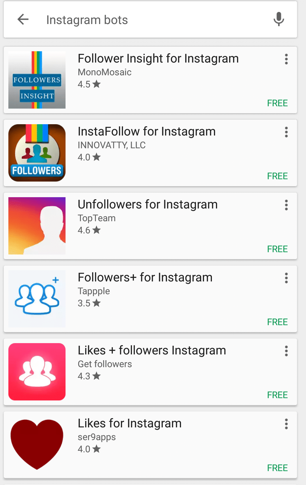 instagress alternative apps