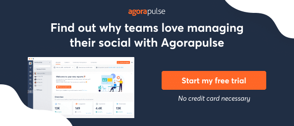 free trial of social media management solution agorapulse